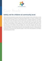 Safety net for children at community level - GDP | GDP